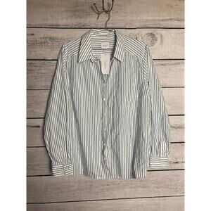 NWT - Ingrid + Isabel Striped Maternity Button-Up Long Sleeve - M